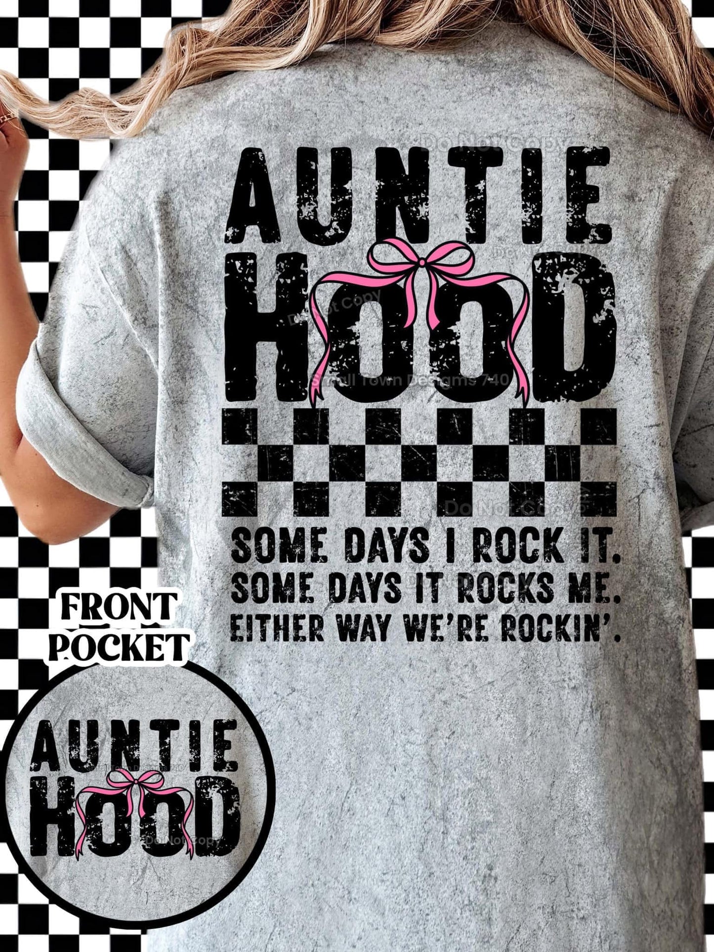Auntiehood Front + Back