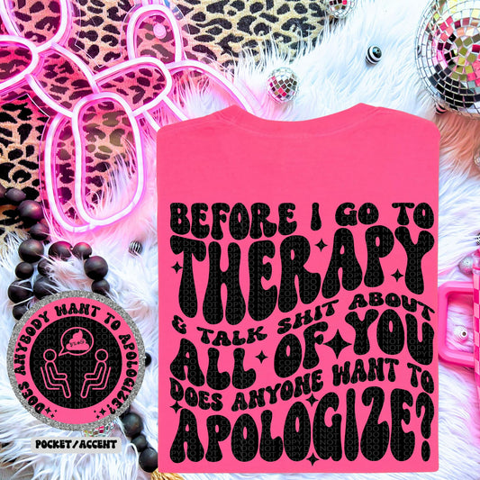 Before I Go To Therapy
