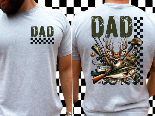 Dad Hunting Front + Back