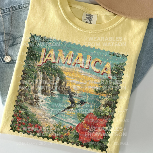 Jamaica Vintage Stamp