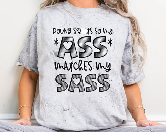 Doing Squats -Ass Sass