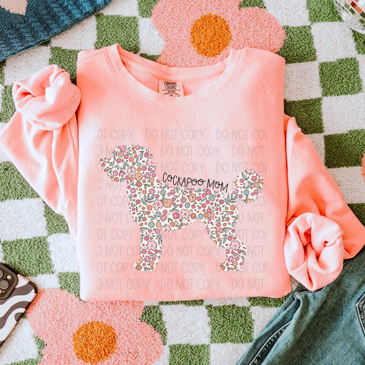Floral Cockapoo Mom