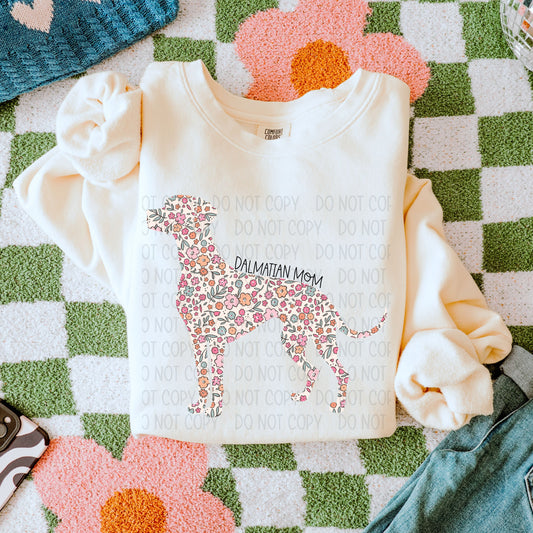 Floral Dalmatian Mom