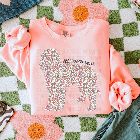 Floral Labradoodle Mom 2