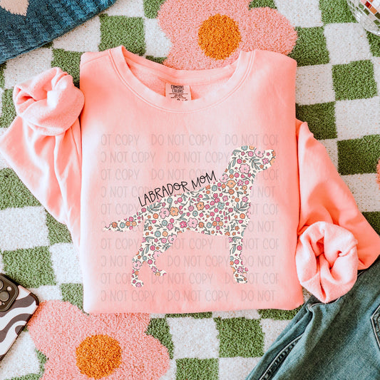 Floral Labrador Mom 2