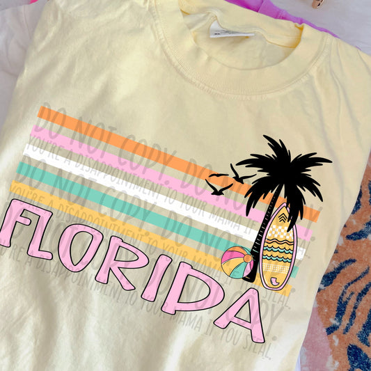 Florida Retro Stripe