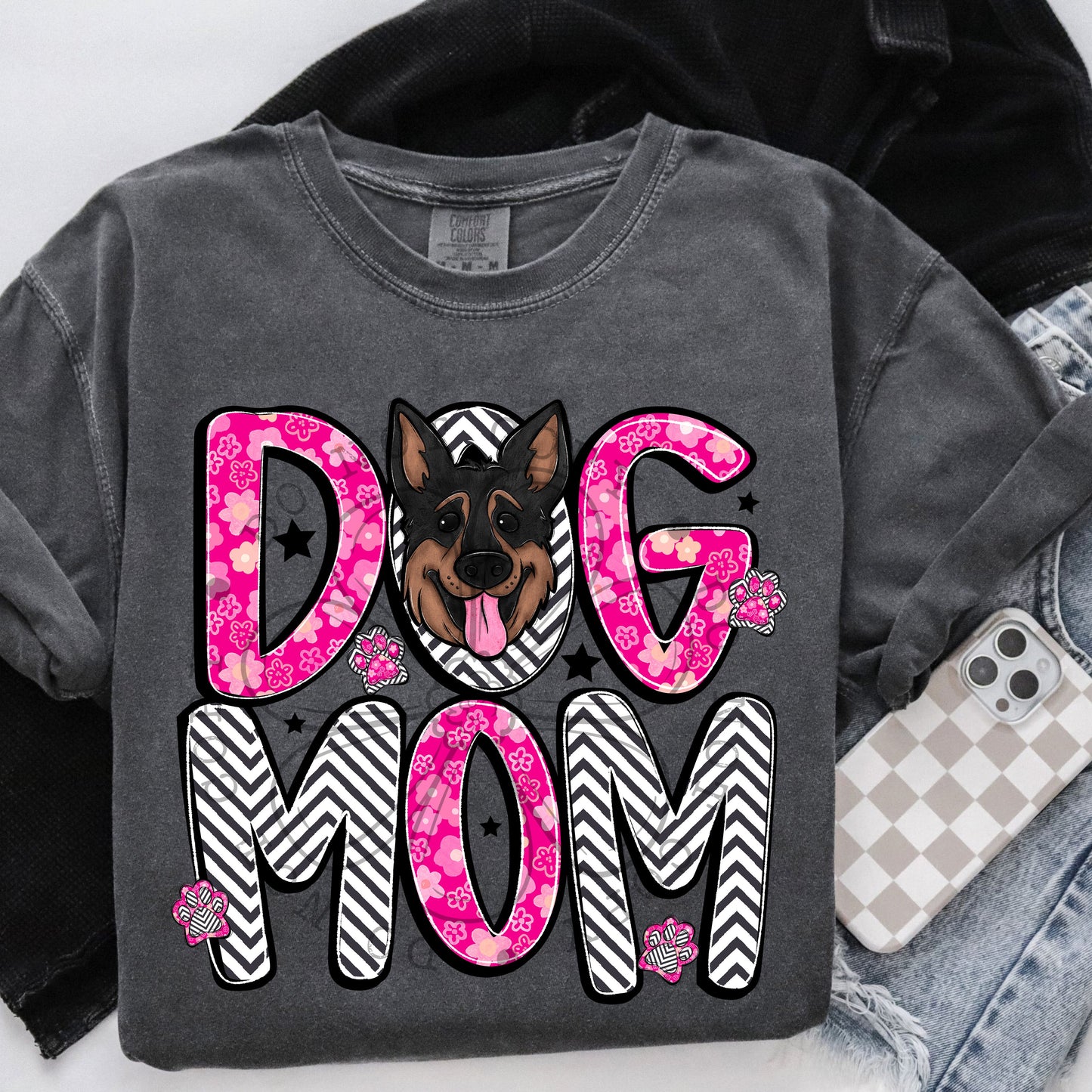 German Shepherd Dog mom