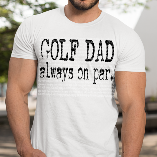 Golf Dad Typography