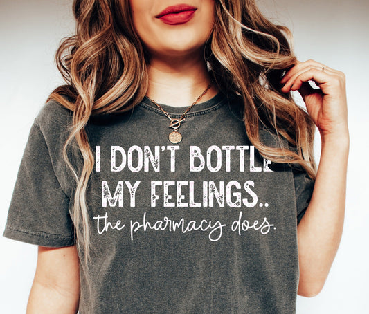 I Don't Bottle My Feelings  - White