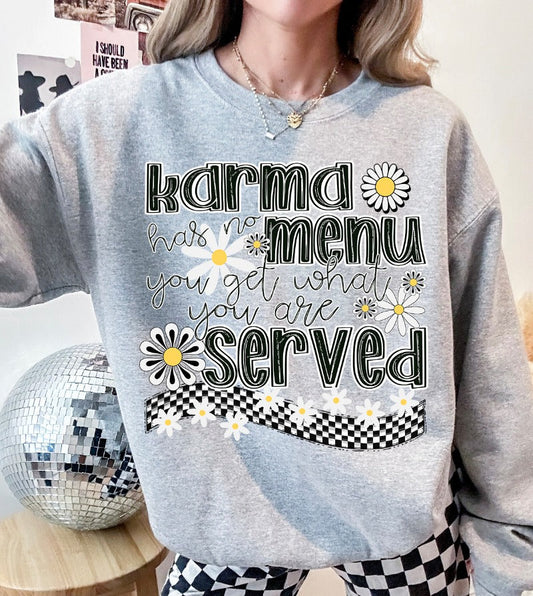 Karma Has No Menu
