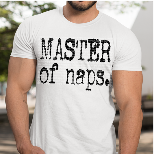 Master of Naps Typography