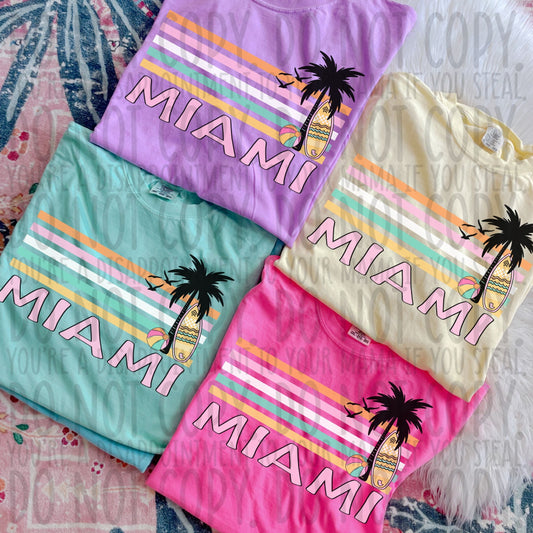 Miami Retro Stripe