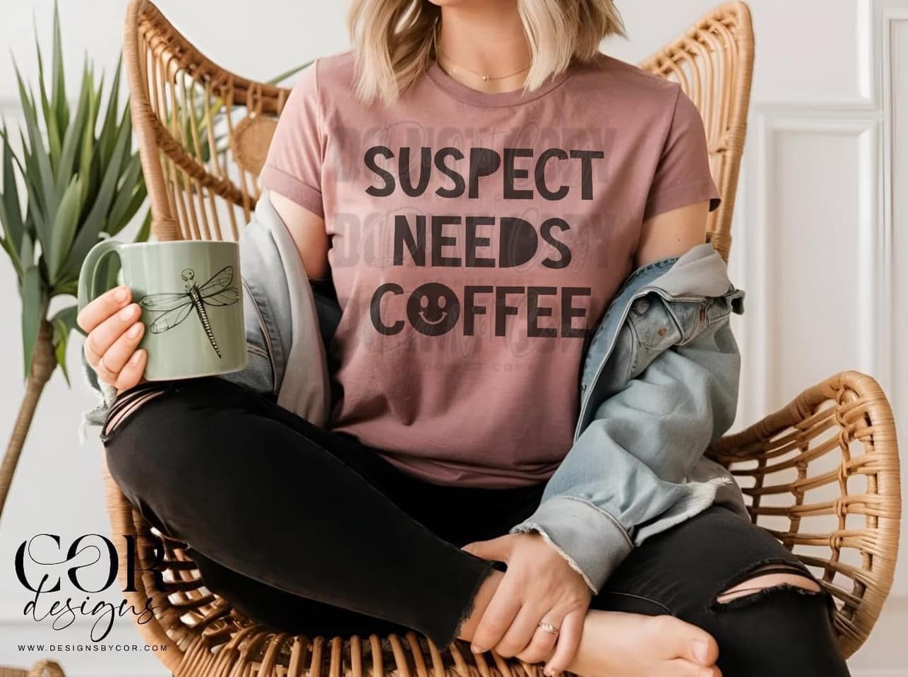 Needs Coffee - Black Ink