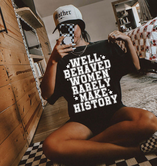 RARELY MAKE HISTORY WHITE