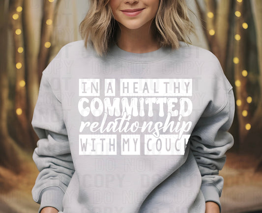 Relationship With My Couch White Font