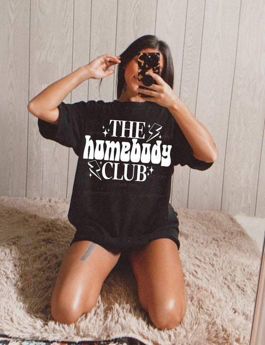 The Homebody Club - White Ink