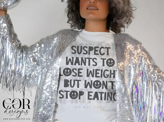 Won't Stop Eating - Black Ink
