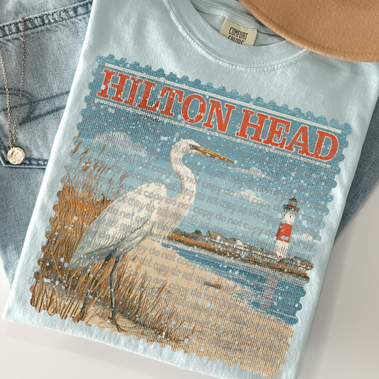 Hilton Head Vintage Stamp