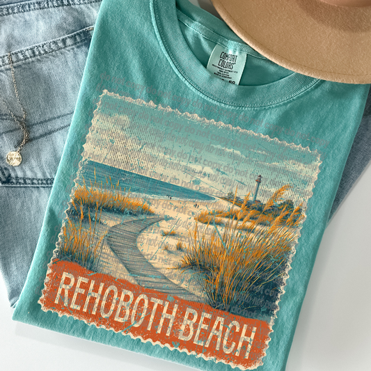 Rehoboth Beach Vintage Stamp