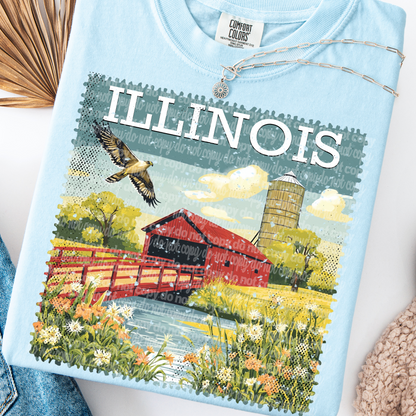 Vintage State Stamps